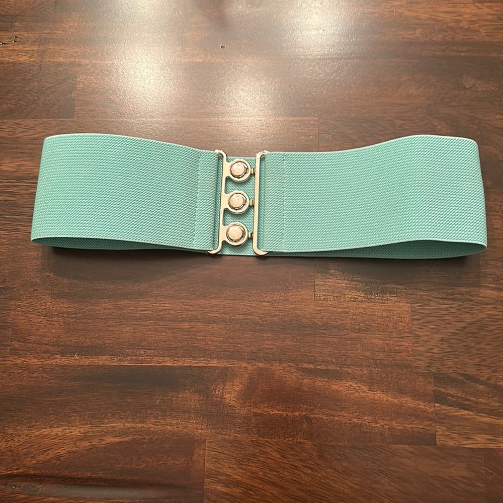 Turquoise Elastic Belt